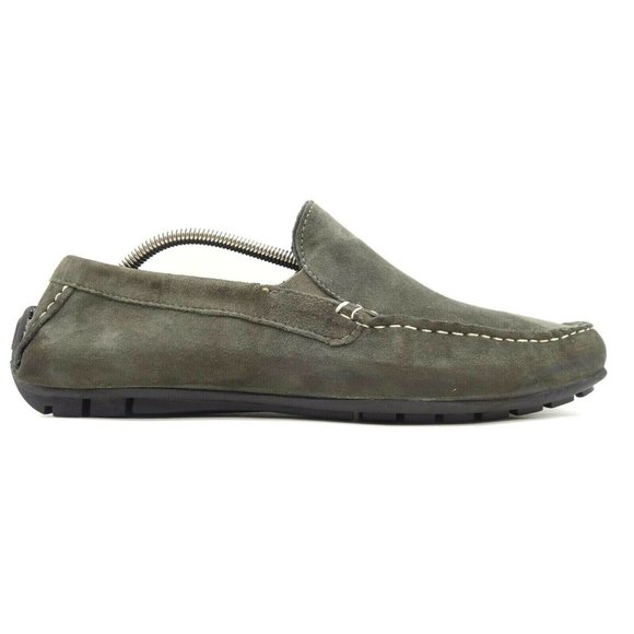 Joseph Abboud Gray Leather Casual Slip On Driving Loafers Shoes Men\'s 10 main image 6